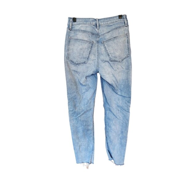 Lauren Conrad High-Rise Skinny Ankle Jeans Light Wash Distressed Womens 2 - Picture 2 of 4